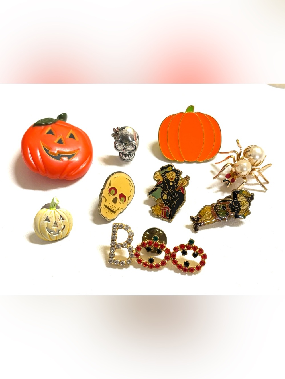 Halloween Brooches Pins Lot